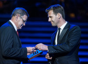Nagrodę w kategorii Trójmiasto Blisko Morza odbiera Lech Rowiński, wiceprezes Deep Ocean Technology 